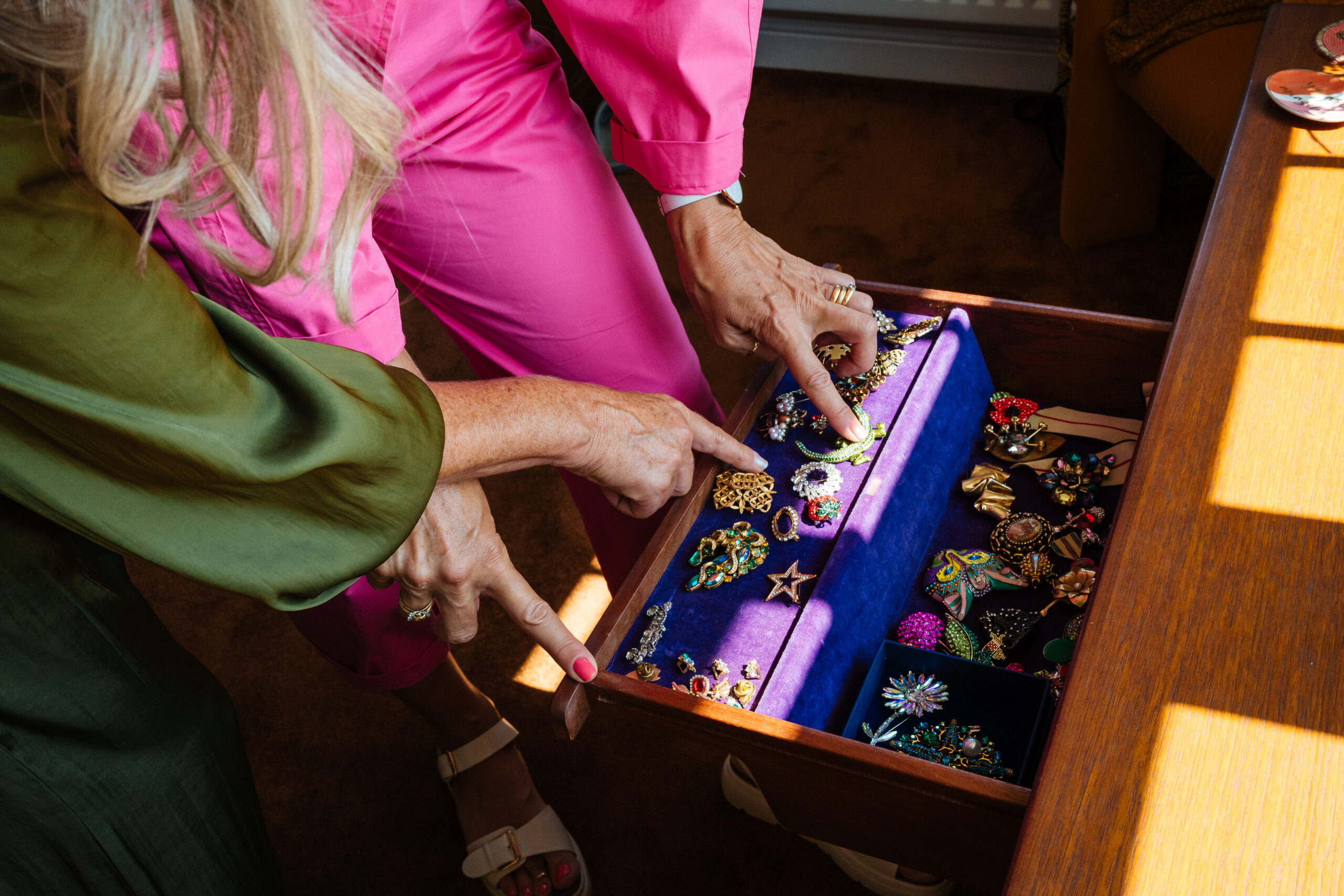 Brooches drawer